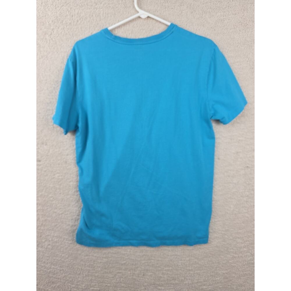 Polo Ralph Lauren Turquoise Blue Crew Neck Short Sleeve Cotton T-Shirt Size M - Picture 5 of 9